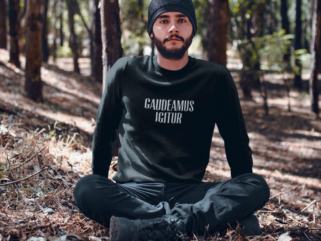 Gaudeamus Igitur Sweatshirt Couleurstudent Verbindung Studentenverbindung Korpo